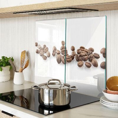 Glass kitchen board Coffee beans