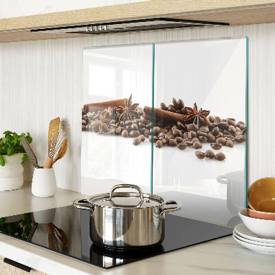 Glass chopping board Coffee and spices
