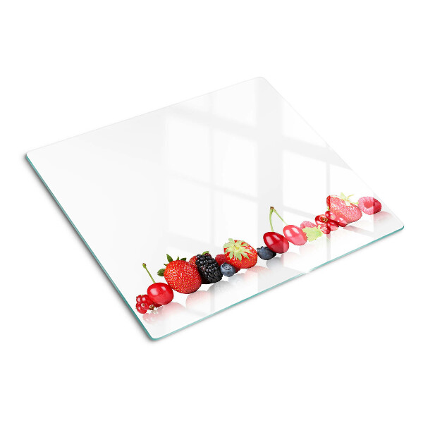 Glass kitchen board Forest fruits