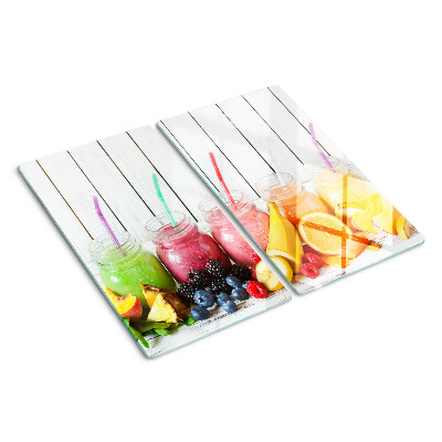 Glass chopping board Fruit cocktails with additives