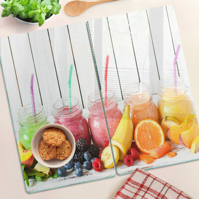 Glass chopping board Fruit cocktails with additives