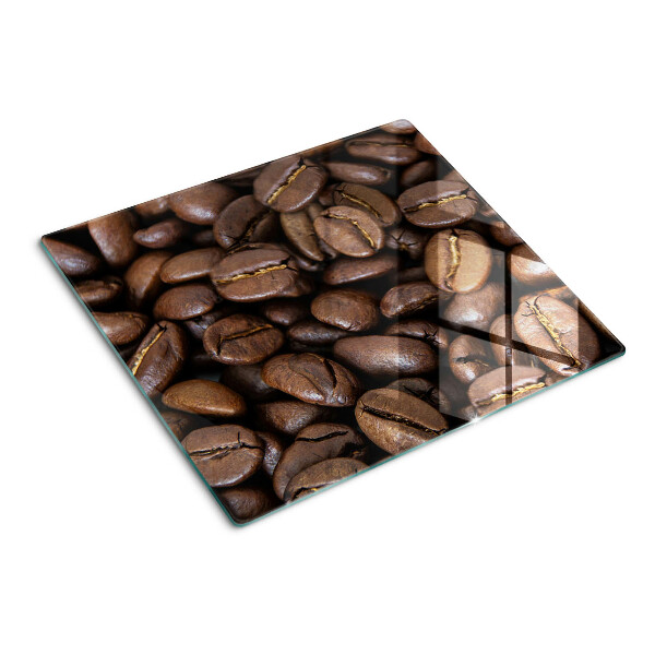 Glass kitchen board Coffee beans