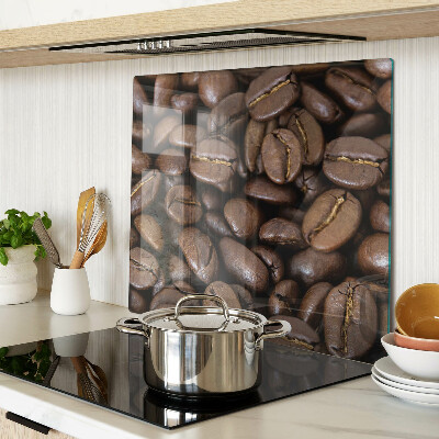 Glass kitchen board Coffee beans