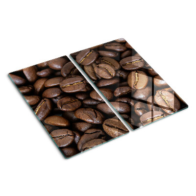 Glass kitchen board Coffee beans