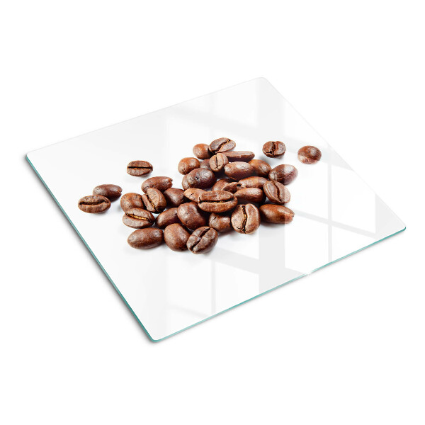 Glass kitchen board Coffee beans