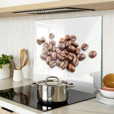 Glass kitchen board Coffee beans