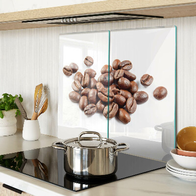 Glass kitchen board Coffee beans