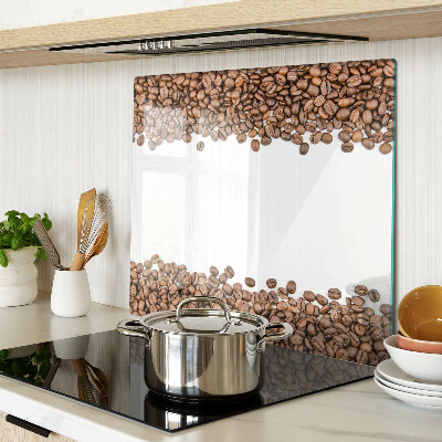 Glass kitchen board Coffee beans