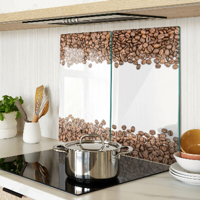 Glass kitchen board Coffee beans