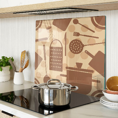 Glass chopping board Retro kitchen accessories