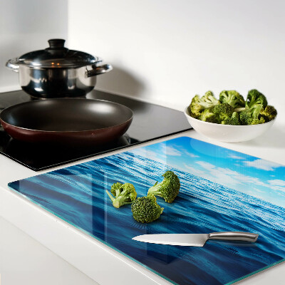 Glass kitchen board Sea and sky