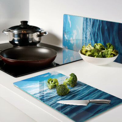 Glass kitchen board Sea and sky