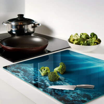 Glass kitchen board Underwater landscape with coral reef