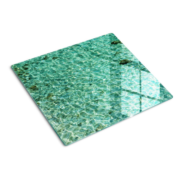 Glass chopping board Pool Water Pattern