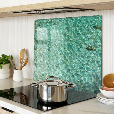 Glass chopping board Pool Water Pattern