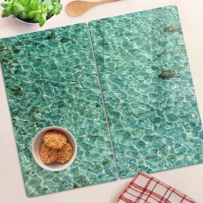 Glass chopping board Pool Water Pattern
