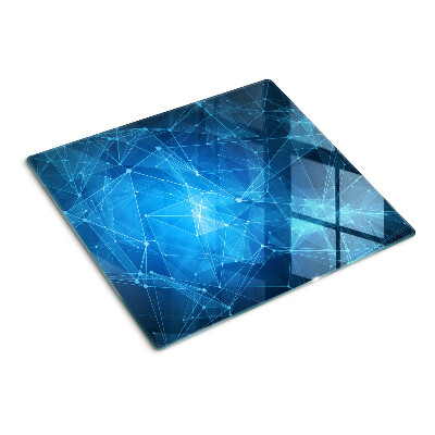 Glass kitchen board Abstract geometric pattern