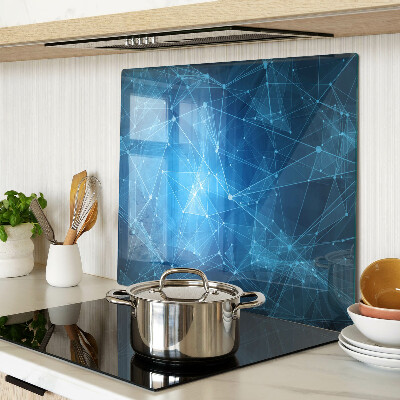 Glass kitchen board Abstract geometric pattern