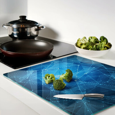 Glass kitchen board Abstract geometric pattern