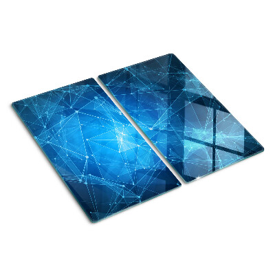 Glass kitchen board Abstract geometric pattern