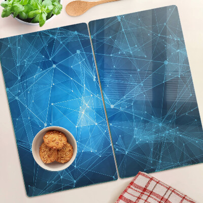 Glass kitchen board Abstract geometric pattern