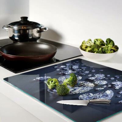 Glass kitchen board Crystals and diamonds