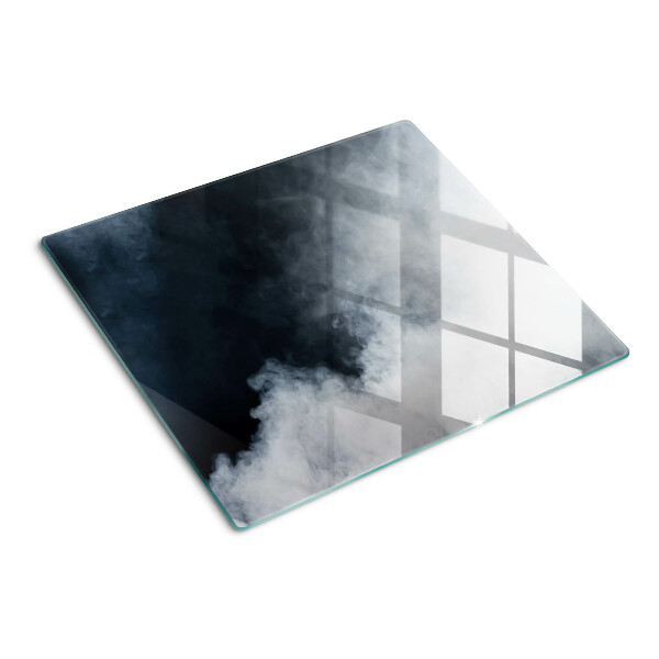 Glass kitchen board Fog and windows