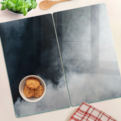 Glass kitchen board Fog and windows