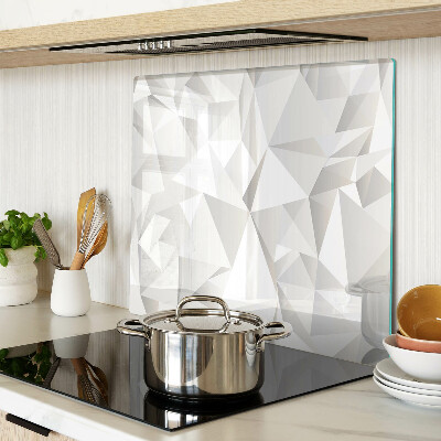 Glass chopping board Geometric shapes motif