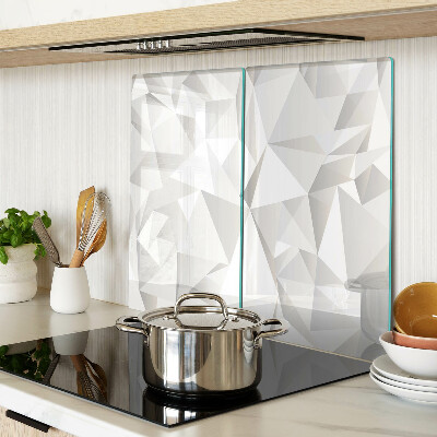 Glass chopping board Geometric shapes motif