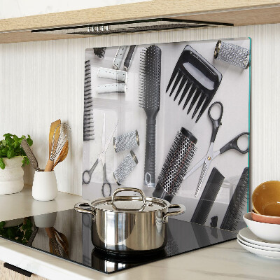 Glass kitchen board Hairdressing accessories
