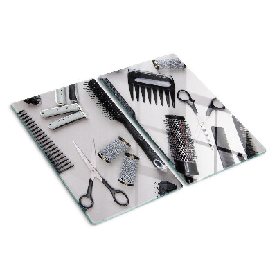 Glass kitchen board Hairdressing accessories