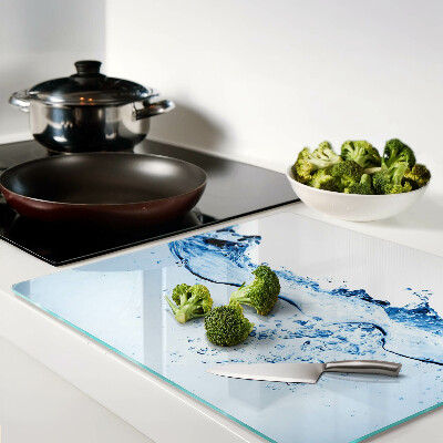 Glass kitchen board Water theme