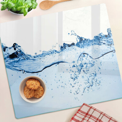 Glass kitchen board Water theme