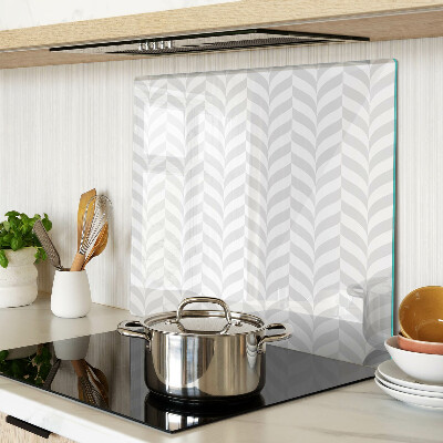 Glass chopping board Leaves in wavy patterns