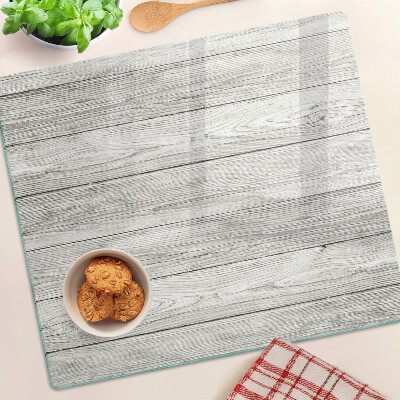 Glass chopping board Wooden board in shades of gray
