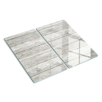 Glass chopping board Wooden board in shades of gray