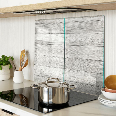 Glass chopping board Wooden board in shades of gray