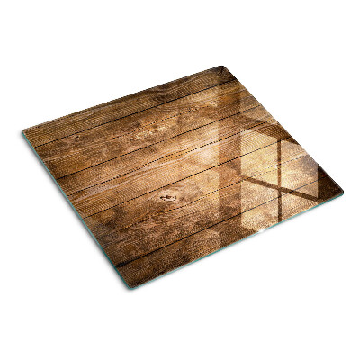 Glass kitchen board Wooden board with window