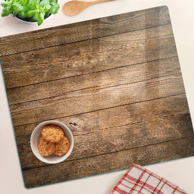 Glass kitchen board Wooden board with window