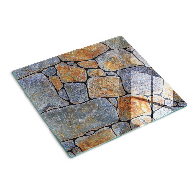 Glass kitchen board Stone pattern with texture