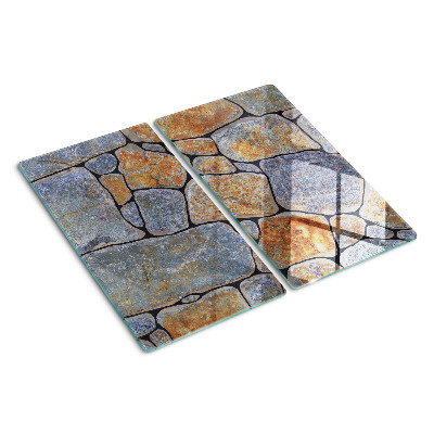 Glass kitchen board Stone pattern with texture