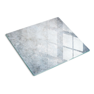 Glass kitchen board Concrete effect with reflection