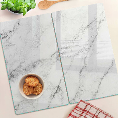 Glass chopping board Marble pattern