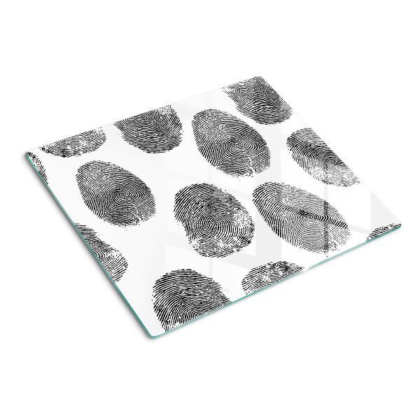 Glass kitchen board Fingerprints