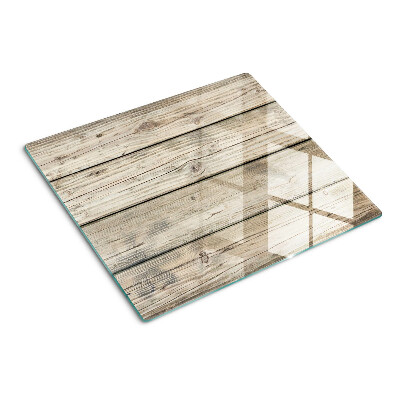 Glass kitchen board Rustic style wooden board
