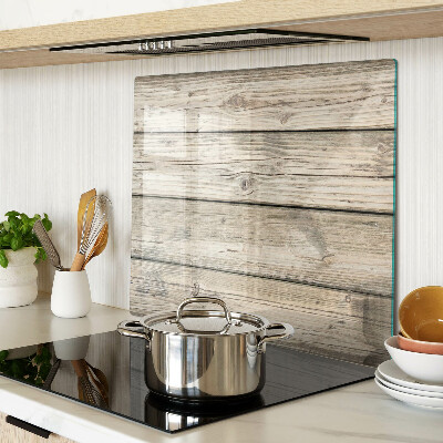 Glass kitchen board Rustic style wooden board