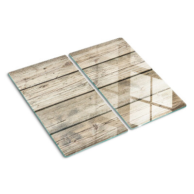 Glass kitchen board Rustic style wooden board