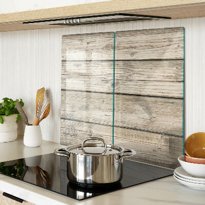 Glass kitchen board Rustic style wooden board