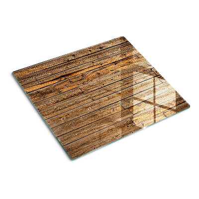 Glass kitchen board Wooden board with window